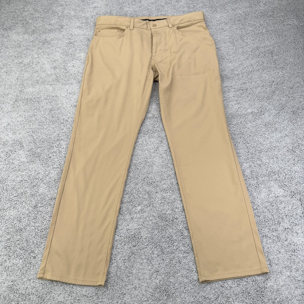 Brooks Brothers Pants Mens 36x30 Khaki Performance 5 Pocket Stretch Chino Preppy